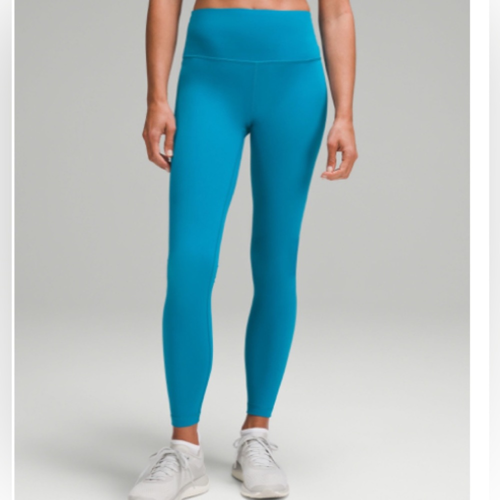 Wunder Train High-Rise Tight 28” | size 8 | new with tag | Hawaiian blue